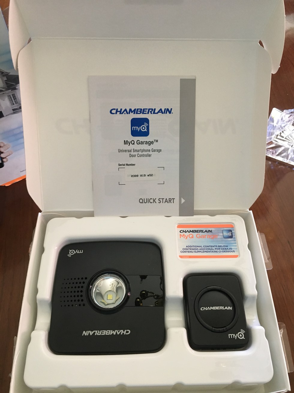 Unboxed Chamberlain MyQ Garage