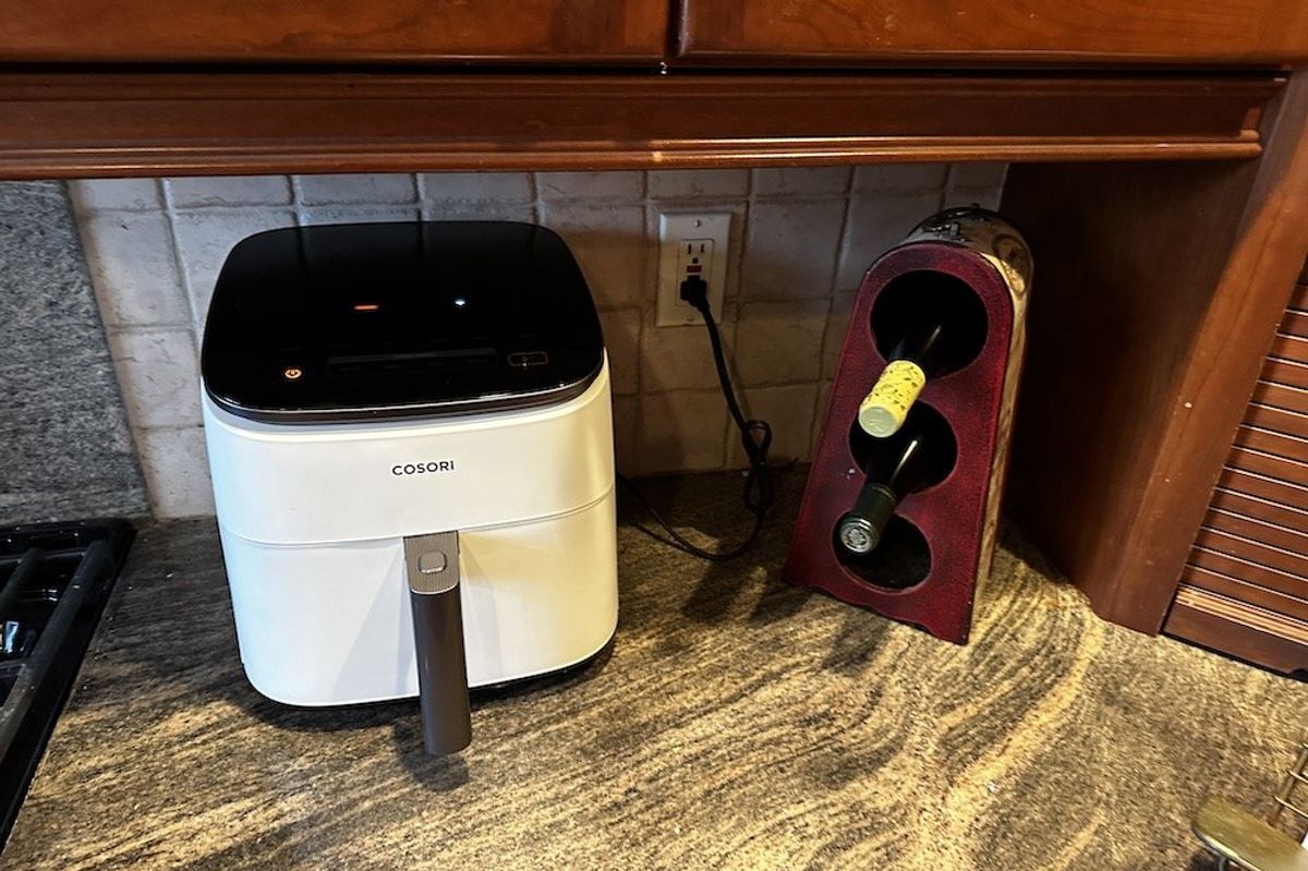 photo of Cosori TurboBlaze 6-Quart Smart Air Fryer  on a countertop